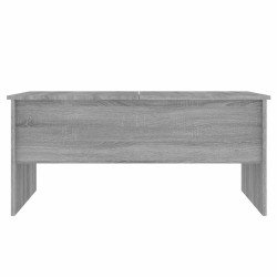Table basse Sonoma gris 102x50,5x46,5 cm Bois d'ingénierie 632959632959