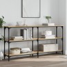 Table console chêne sonoma 150x29x75 cm bois d'ingénierie 632960632960