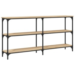 Table console chêne sonoma 150x29x75 cm bois d'ingénierie 632960632960
