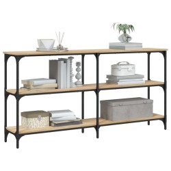 Table console chêne sonoma 150x29x75 cm bois d'ingénierie 632960632960