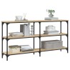 Table console chêne sonoma 150x29x75 cm bois d'ingénierie 632960632960