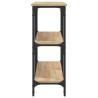 Table console chêne sonoma 150x29x75 cm bois d'ingénierie 632960632960