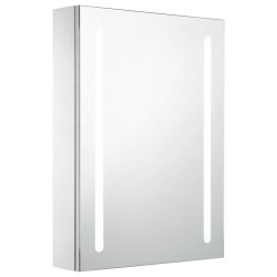 Armoire de salle de bain à miroir LED 50x13x70 cm 632962632962