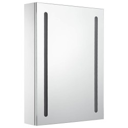 Armoire de salle de bain à miroir LED 50x13x70 cm 632962632962