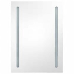 Armoire de salle de bain à miroir LED 50x13x70 cm 632962632962