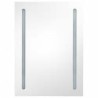 Armoire de salle de bain à miroir LED 50x13x70 cm 632962632962