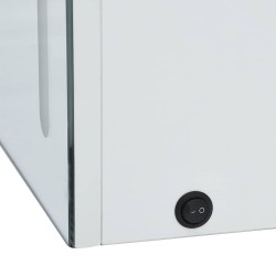 Armoire de salle de bain à miroir LED 50x13x70 cm 632962632962