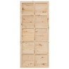 Porte de grange Naturel 90 x 2,5 x 208 cm Bois de pin massif 632963632963