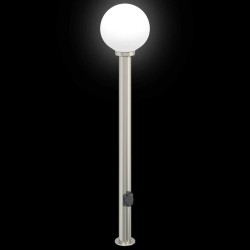 Bornes lumineuses avec sortie lot de 3 120 cm acier inoxydable IP44 632965632965