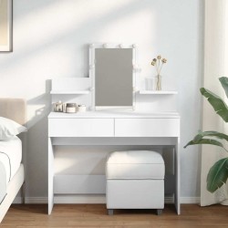 Coiffeuse avec LED blanc 100x40x130 cm 632967632967