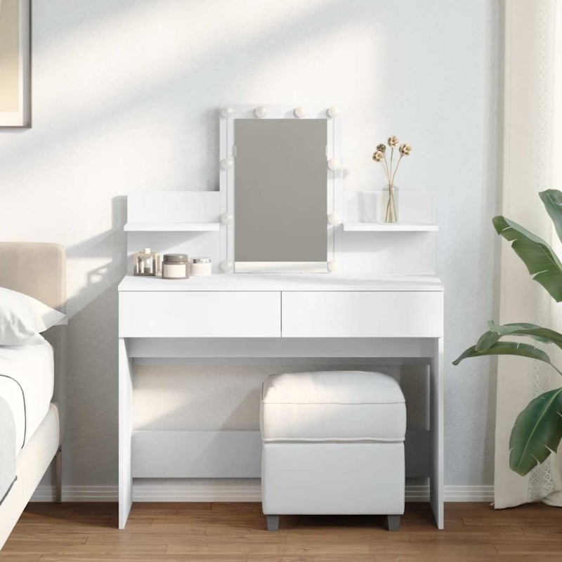 Coiffeuse avec LED blanc 100x40x130 cm 632967632967