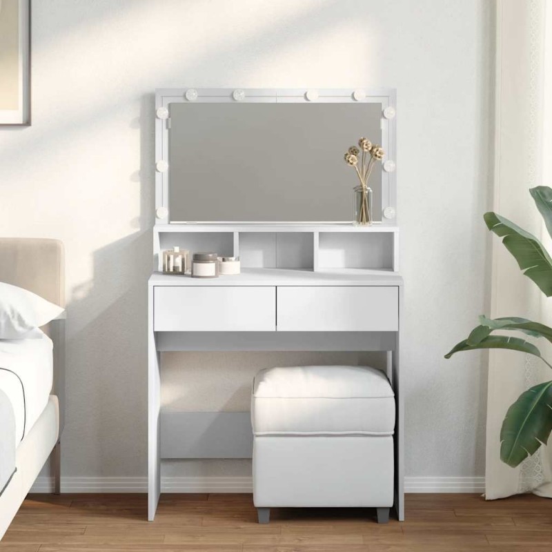 Coiffeuse avec LED blanc 80x41x134,5 cm 632970632970