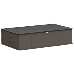 Boîte de rangement avec fenêtre transparente Gris Tissu intissé 632972632972