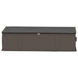 Boîte de rangement avec fenêtre transparente Gris Tissu intissé 632972632972