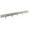 Bordure de Pelouse 50 pcs 100 x 12 cm Acier Argenté 632974632974
