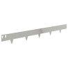 Bordure de Pelouse 50 pcs 100 x 12 cm Acier Argenté 632974632974