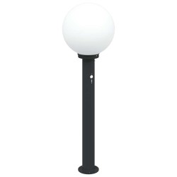 Bornes lumineuses avec détecteur lot de 3 80 cm noir IP44 632981632981