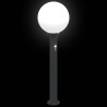 Bornes lumineuses avec détecteur lot de 3 80 cm noir IP44 632981632981
