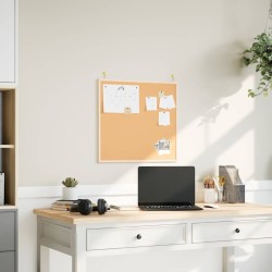 Tableau en liège avec cadre en bois de pin massif 60 x 55 cm 632984632984