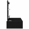 Table de Toilette Noir 100 x 40 x 70 cm Bois d'ingénierie 632985632985