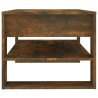 Table basse chêne fumé 102x55x45 cm bois d'ingénierie 632990632990