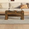 Table basse chêne fumé 102x55x45 cm bois d'ingénierie 632990632990