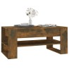 Table basse chêne fumé 102x55x45 cm bois d'ingénierie 632990632990