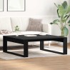 Table basse Chêne noir 100 x 100 x 35 cm Bois d'ingénierie 632991632991