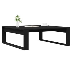 Table basse Chêne noir 100 x 100 x 35 cm Bois d'ingénierie 632991632991