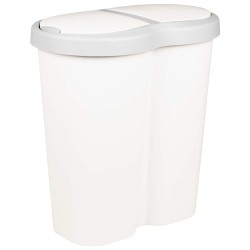 Bac à déchets Blanc 48 x 30 x 51 cm PP 632992632992
