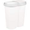 Bac à déchets Blanc 48 x 30 x 51 cm PP 632992632992