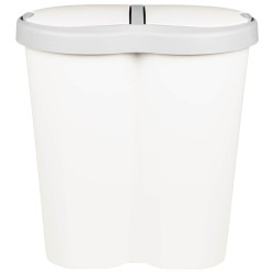 Bac à déchets Blanc 48 x 30 x 51 cm PP 632992632992