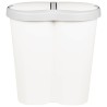 Bac à déchets Blanc 48 x 30 x 51 cm PP 632992632992