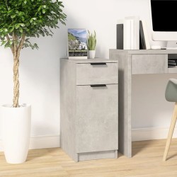 Armoire de bureau Gris béton 33,5x50x75 cm Bois d'ingénierie 632994632994