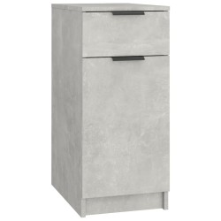 Armoire de bureau Gris béton 33,5x50x75 cm Bois d'ingénierie 632994632994