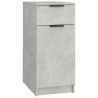 Armoire de bureau Gris béton 33,5x50x75 cm Bois d'ingénierie 632994632994