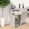 Armoire de bureau Gris béton 33,5x50x75 cm Bois d'ingénierie 632994632994