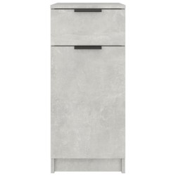 Armoire de bureau Gris béton 33,5x50x75 cm Bois d'ingénierie 632994632994