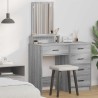 Table de Toilette avec tiroir Gris Sonoma 50 x 41 x 140 cm 632997632997