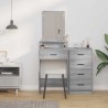 Table de Toilette avec tiroir Gris Sonoma 50 x 41 x 140 cm 632997632997