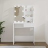 Coiffeuse avec LED Blanc 74,5x40x141 cm 632999632999