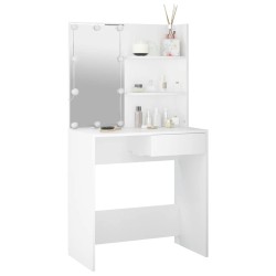 Coiffeuse avec LED Blanc 74,5x40x141 cm 632999632999
