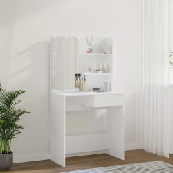 Coiffeuse avec LED Blanc 74,5x40x141 cm 632999632999