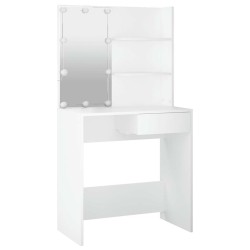 Coiffeuse avec LED Blanc 74,5x40x141 cm 632999632999