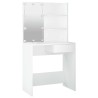 Coiffeuse avec LED Blanc 74,5x40x141 cm 632999632999