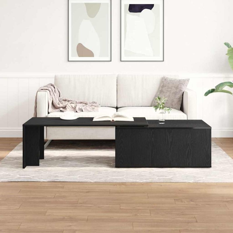 Table basse Chêne noir 150 x 50 x 35 cm Bois d'ingénierie 633001633001
