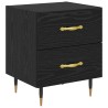 Cabinet de chevet avec tiroir Chêne noir 40 x 35 x 47,5 cm 633009633009