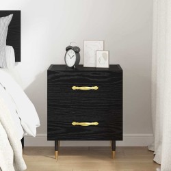 Cabinet de chevet avec tiroir Chêne noir 40 x 35 x 47,5 cm 633009633009