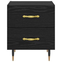 Cabinet de chevet avec tiroir Chêne noir 40 x 35 x 47,5 cm 633009633009