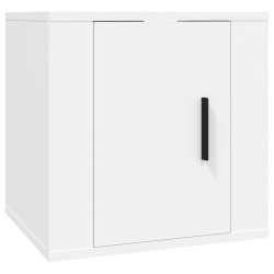 Meubles TV muraux 2 pcs Blanc 40x34,5x40 cm 633011633011